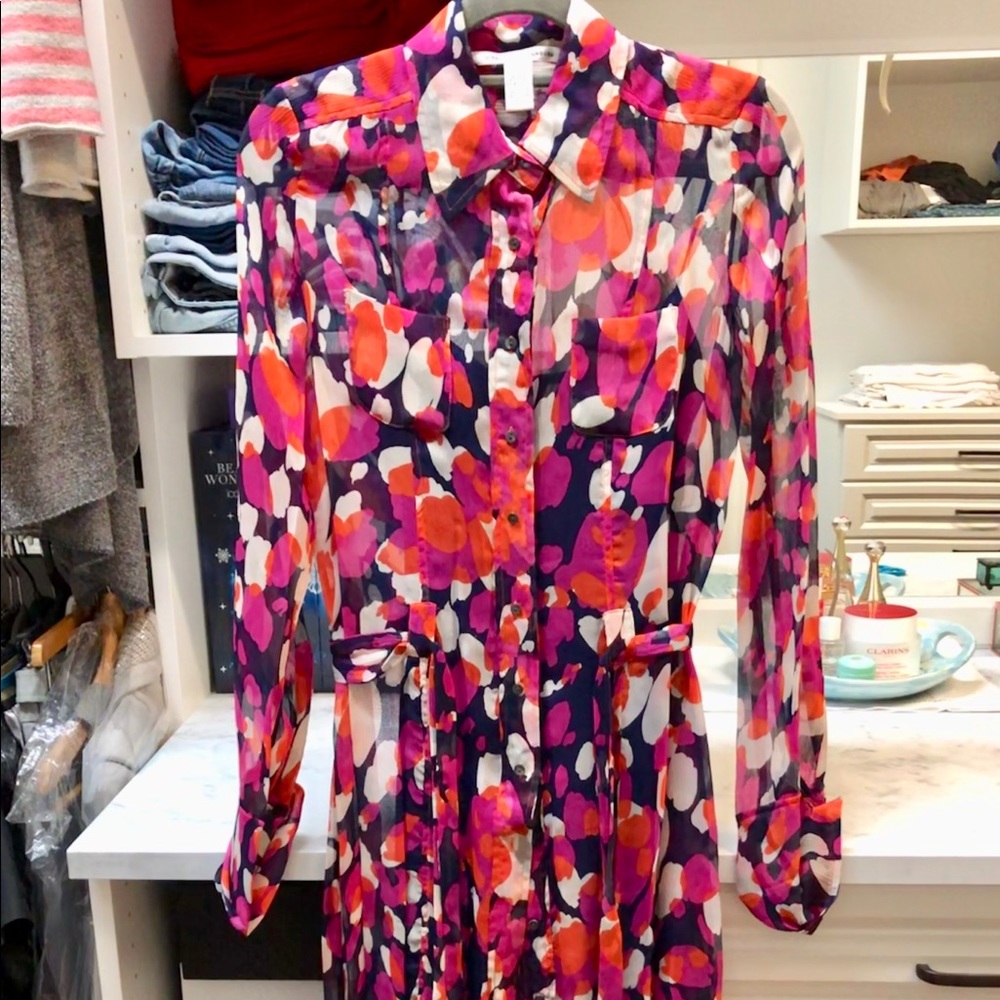 DVF shirt dress